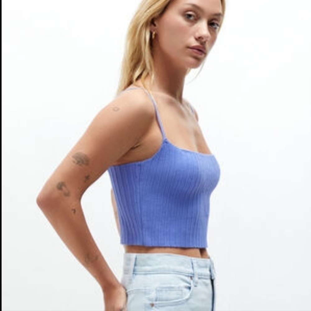 LA Hearts Candy Sweater Tank Top